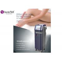 China Vertical Medical Grade 808nm Diode Laser Hair Removal Machine Permanent Painless on sale