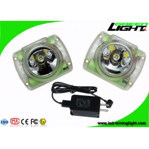 China Small Size Rechargeable LED Mining Light PC Material 13000lux 14-16hrs Working Time supplier