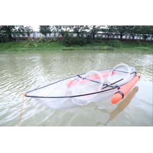 China Transparent Polycarbonate plastic Transparent plastic kayak for two person wholesale