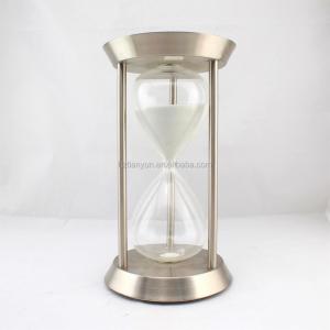 China Antique Copper Metal Sand Timer Hourglass 3min 5min 30min For Gift supplier