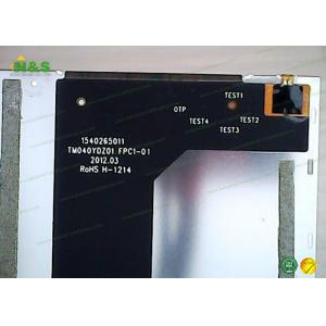 TM040YDZ01    4.0inch  Tianma LCD Displays  	480(RGB)×800 , WVGA  Resolution