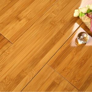 China Vertical Bamboo Laminated Flooring  Carbonized Color Solid Flooring Indoor supplier