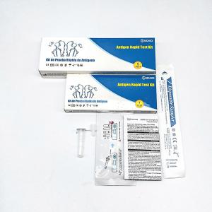 Saliva Sputum Nasal Antigen Rapid Test Cassette Flocked Nylon Tip Swab Antigen Test Kit