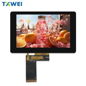 China 5インチ TFT LCD ディスプレイ モジュール 800x480 画質のタッチスクリーン wholesale