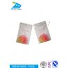 Custom Printed Stand Up Plastic Pouch Packaging With Special Shape Zipper