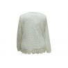 China Fashionable Dressy Ladies Casual T Shirts White Long Sleeve Lace Top OEM Service wholesale
