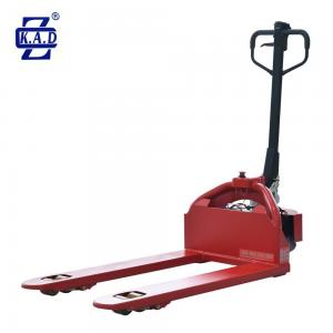 China 0.65kw 48V 15Ah Low Profile Electric Powered Lift Pallet Truck Jack supplier