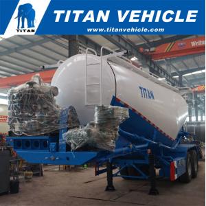 Supply 30 ton silo tanker semi trailer manufacturer | TITAN VEHICLE