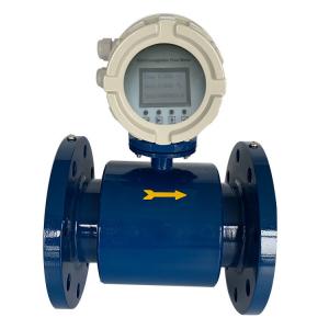 China 4 Inch Compact Electronic Magnetic Flow Meter With Modbus RS485 Output supplier