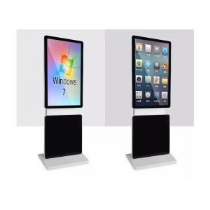 Stand alone 49'' Interactive Touch Screen lcd Digital Kiosk Andriod 6ms Response Time
