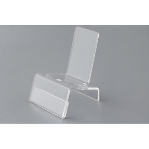 Custom Clear Acrylic Sign Holder free standing , mobile phone Holder For Display