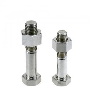 M50 X 150 High Temperature Alloy Inconel 718 / GH 4169 Stainless Steel Fasteners Full Thread Hex Bolt