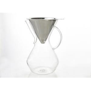Hand Drip Pour Over Coffee Carafe 4 Cups High Borosilicate Glass Materials