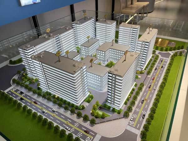 1:150 Building Architecture Models Urban Style Modern Architectural Models