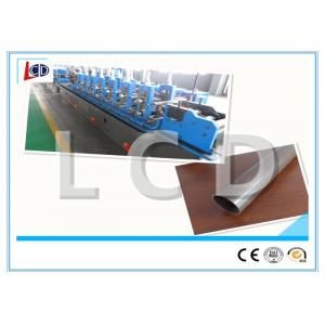 China Auto Welded Pipe Production Line High Frequency With Welder Flying Saw Cutting supplier