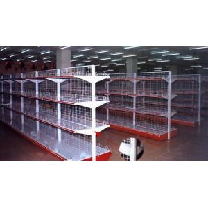 Adjustable Rivet Boltless Steel Shelving For Supermarket Easy Assembly