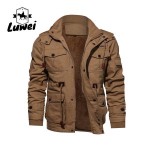 China Winter Casual Coats Men Slim Thick Pilot Utility Male Jaket Windbreaker Hombre Cotton Plus Size Jackets supplier