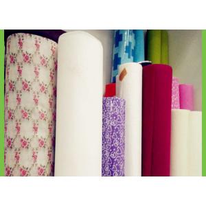 China Pre - Cut  Non Woven Fabric Roll For Disposable Table Cloth Customized Length supplier