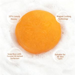 China Handmade Organic Honey Soap with 10% Honey for Nourishing and Moisturizing 100g/box and 3 Years Shelf Life wholesale