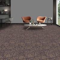 China Nylon  High Low Loop Pile Carpet Tiles 50x50 Anti Static Carpet Tiles on sale