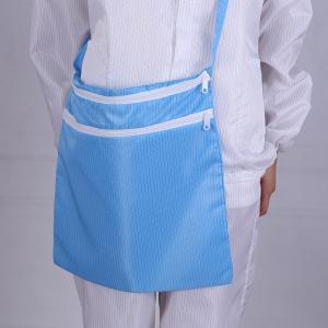 China Anti Static Workwear Cleanroom ESD Clean Room Polyester Bag ESD Ziplock Fabric Bag esd Bags Anti-static Bag With Zipper supplier