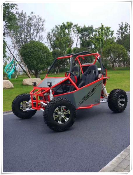 Automatic CVT 300cc 21.46hp Electric Off Road Go Kart 60mile/H With Aluminum Rim