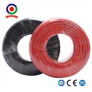 Tuv Approval Red Black Dc 4mm2 Pv Solar Power Cable Wire For Solar Panel