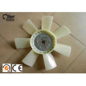 China White Excavator Spare Parts , Generator Genset Engine Cooling Fan Assembly 4BG1 supplier