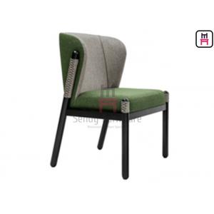 China Black Ash Wood Frame Wood Restaurant Chairs Upholstered Shell Backrest Furniture supplier