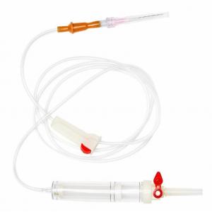 EO Gas Sterilized Disposable Blood Transfusion Set 15-60 Drops/Ml Flow Rate