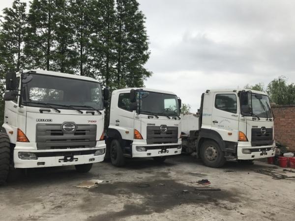 6X4 Hino 500 700 Tractor Truck , Japan Used Truck Head Trailer For Sale With