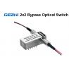 2x2 Bypass Mechanical Fiber Optic Switch 1310 / 1550nm Latching OXC system