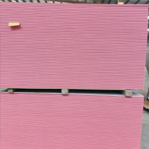 Paperbacked Pink Fire Resistant Plasterboard For Ceiling System