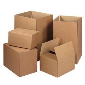 China Brown / White Small Cardboard Boxes With Lids CMYK Printing Eco - Friendly supplier
