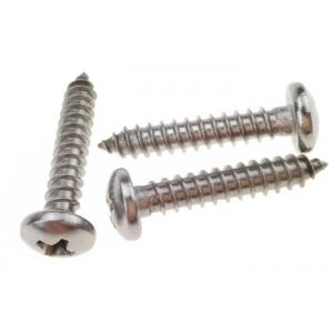 A2 Stainless Steel Metal Screws Pan Head Self Tapping Screws for Metal Sheet