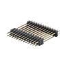 China 2 - 80 pin Board To Board Connector Smt Pcb Dual Plastic Male Header Connector 2.54mm wholesale