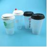 350ml Milkshake Disposable Bubble Tea Cups Cylinder Shape