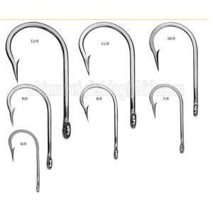 9886#  HIGH CARBON STEEL OR SS STEEL BIG GAME FISHING HOOKS