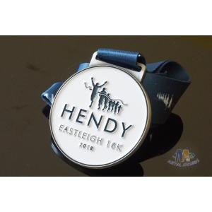 Run Run Or 10K Marathon Custom Award Medals HENDY Sports Logo Filling Soft Enamel