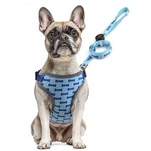 Ready To Ship: Flash Pets Wear Sets Middle Size Nylon Webbing Dog Leashes Harness Led Flash Chest Vest