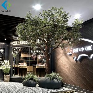 Green Branches Faux Olive Tree Natural Color For Indoor Decoration