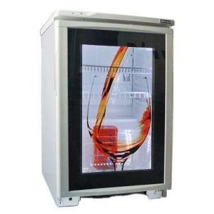 32" LCD Digital Signage Transparent LCD Refrigerator Glass Door For Beverage Cooler Advertising Display