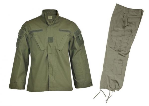 Customized Military Camo Uniforms Black OD Green Or Khaki / ACU / Rip - Stop