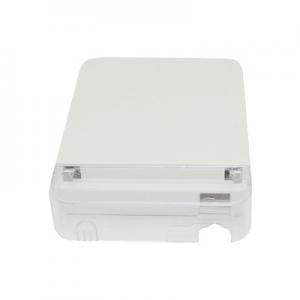 China 1 2 4 Core Fiber Optic Termination Box Wall Mount ABS Material For FTTH Desk supplier