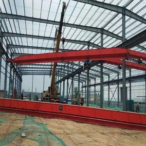 China China Made Remote Control Single Girder Cross Traveling Overhead Crane supplier