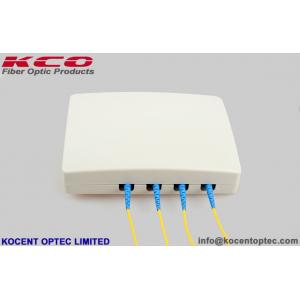China 4cores Indoor Fiber Optic Terminal Box KCO-FTB-04W FTTH FTB OTB 4 Port wholesale