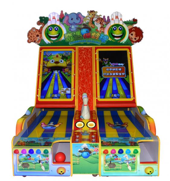 Electronic Coin Operated Arcade Bowling Machine Indoor L258 * W158 * 263 CM