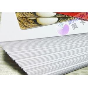 China Inkjet Printable White PVC Sheet For Epson And Cannon Inkjet Printer supplier