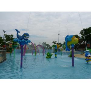 China Aqua Kids Water Playground Spray Aqua Park Equipment Splash Fish And Shark supplier