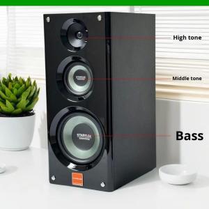 China Ensemble : Haut-parleurs d'amplificateur domestique trois voies peints Cyclone No. 8 avec amplificateur SR8800 et caisson de basses 10 pouces wholesale